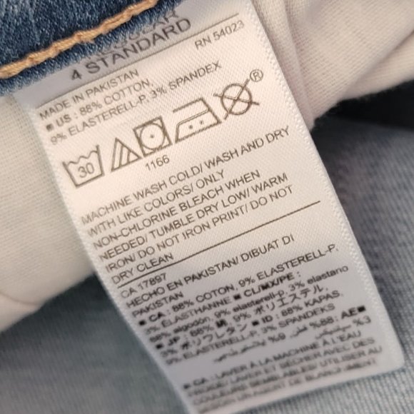 Old Navy Mid Rise Rockstar Light Wash Jeans Size 4 / Waist 27 - Picture 9 of 14